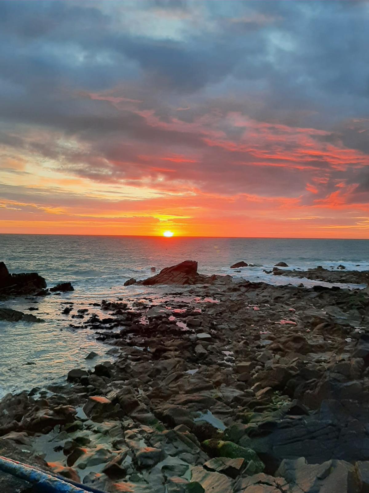 Easter morning sunrise over Dublin Bay